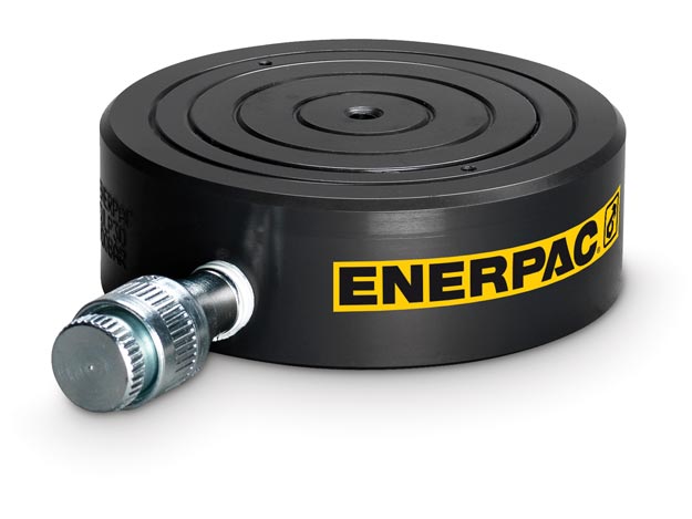 CLLP10, 97 kN capacity, 6 mm stroke, ultra-flat hydraulic cylinder with stop ring