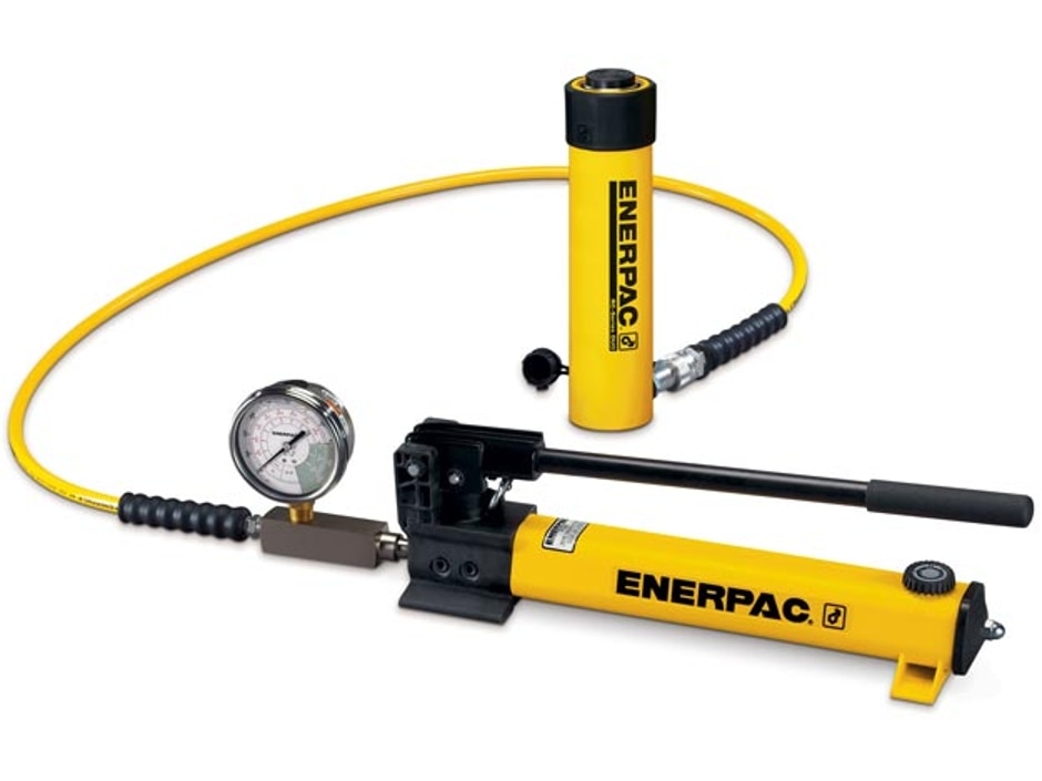 Cylinder and pump set
