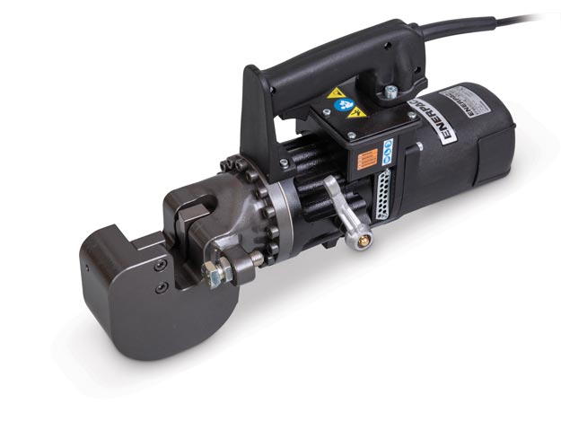 EFBE5017B, 265 kN Capacity, Electric Flat Bar Cutter, Maximum Material Width 17 mm, 120V