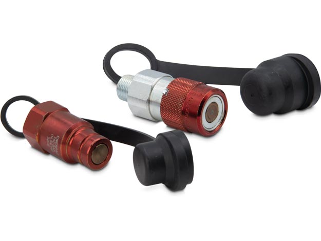 F604, Flat Hydraulic Coupler, Complete Set