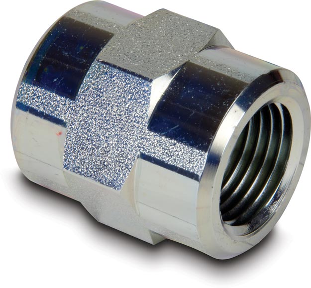 FZ1625, High Pressure Fitting, Pressure Reducing Connector, 700 bar Maximum Operating Pressure, Connects 1/2″ NPTF Female to 3/8″ NPTF Female