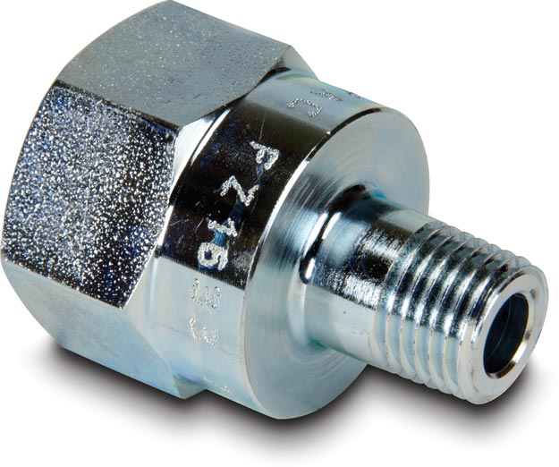 FZ1633, High Pressure Fitting, Adapter, 700 bar Maximum Operating Pressure, Connects 1/2″ NPTF Female to 1/4″ NPTF Male