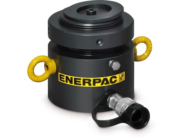 LPL602, 606kN capacity, 50mm stroke, low height lock nut hydraulic cylinder