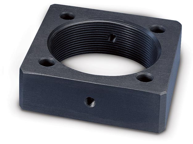 AW352, Rectangular Mounting Flange, M35 x 1.5 Internal Thread