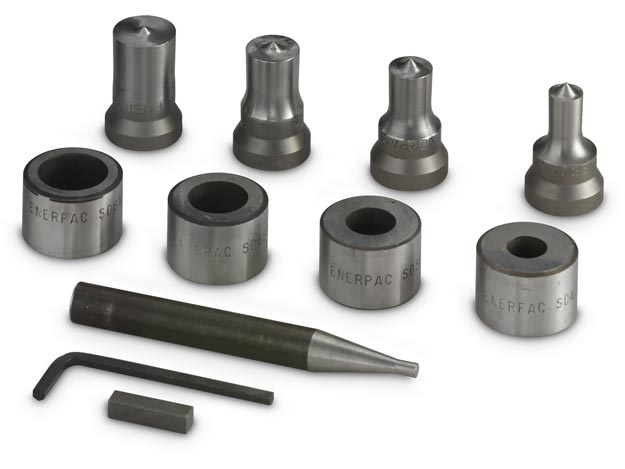 MSP351, 35 Ton, Hydraulic Punch and Metric Die Set