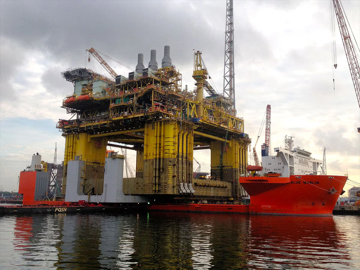 Malaysian Oil Platform