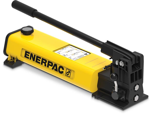 P842, Two Speed, Lightweight Hydraulic Hand Pump, 2540 cm3 Usable Oil, For use with Double-Acting Cylinders