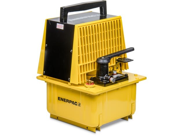PAM1022, Air Hydraulic Pump, 3/2 Manual Valve, 7,6 litres Usable Oil, For use with Sing…