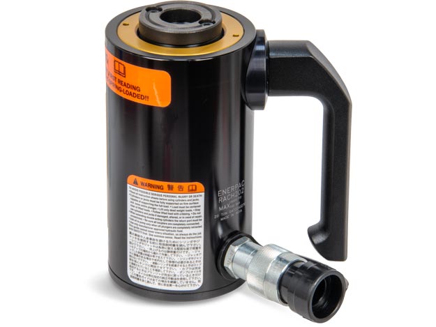 229kN Capacity of RACH202, 50mm Stroke, Aluminum Hollow Plunger Hydraulic Cylinder