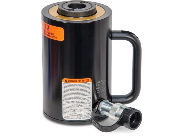 358kN Capacity of RACH302, 50mm Stroke, Aluminum Hollow Plunger Hydraulic Cylinder