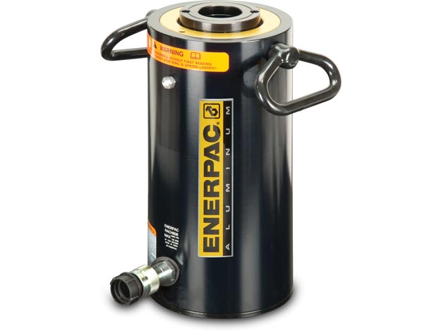 RACH602 596kN capacity, 50mm stroke, aluminum bin plunger hydraulic cylinder