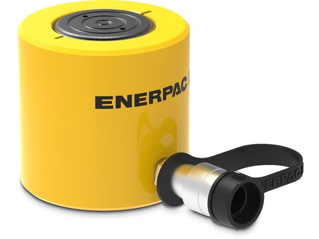 RCS502, 435 kN capacity, 60 mm stroke, low height hydraulic cylinder