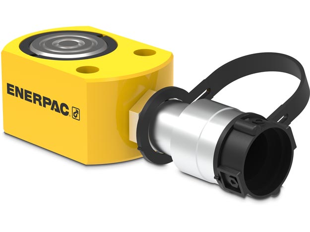 RSM100, 101 kN capacity, 11 mm stroke, low height hydraulic cylinder