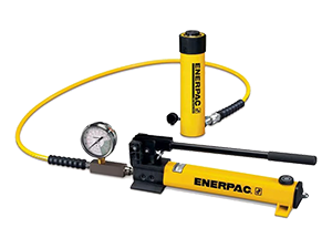 SCR1010H, 101 kN, 257 mm stroke, hydraulic cylinder and hand pump set