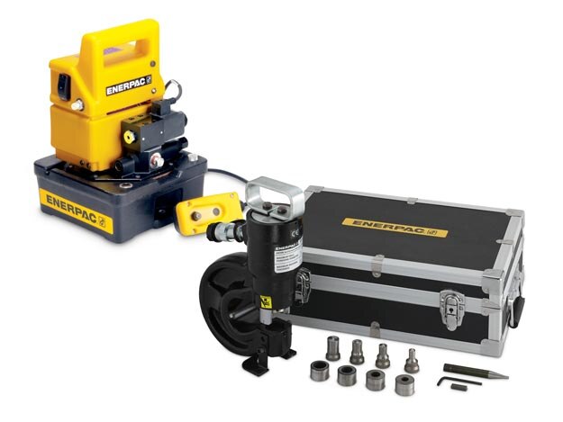 SP35SPE, 35 Ton, Hydraulic Punch and Standard Die Set (with Electric Pump) 230 VAC