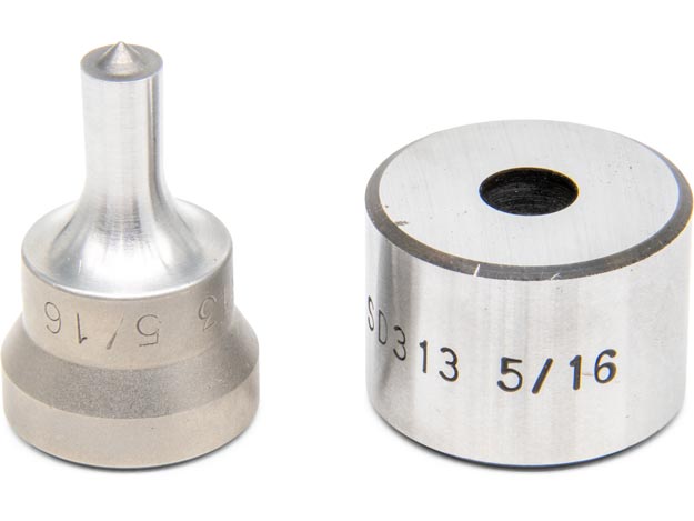 SPD313, Punch and Die Set, Circular Hole Shape