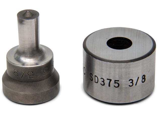 SPD375, Punch and Die Set, Circular Hole Shape