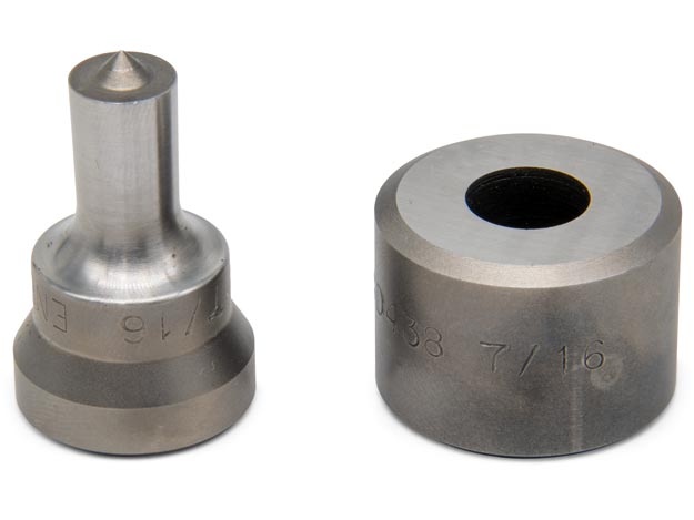 SPD438, Punch and Die Set, Circular Hole Shape