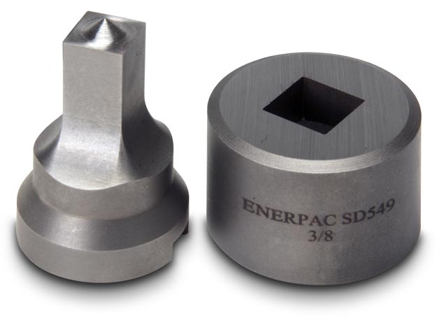 SPD549, Punch and Die Set, Square Hole Shape