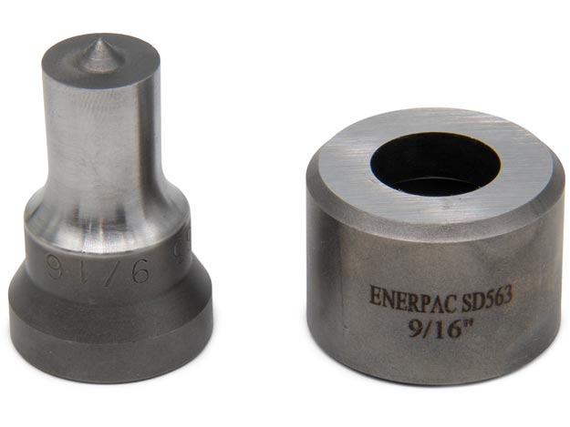 SPD563, Punch and Die Set, Circular Hole Shape