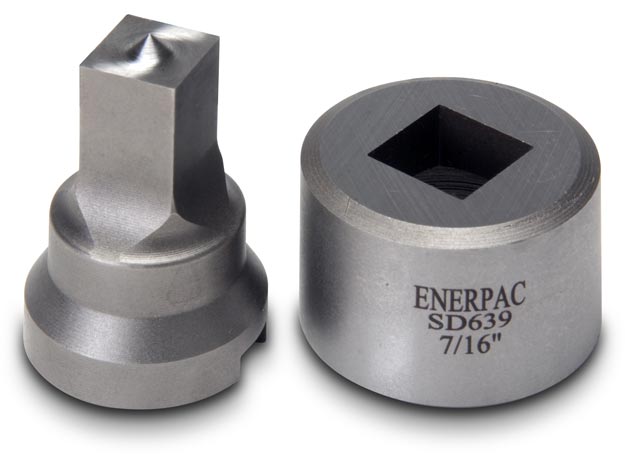 SPD639, Punch and Die Set, Square Hole Shape