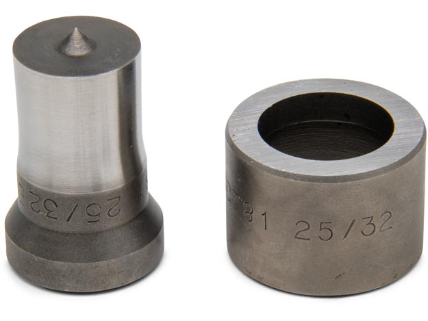 SPD781, Punch and Die Set, Circular Hole Shape