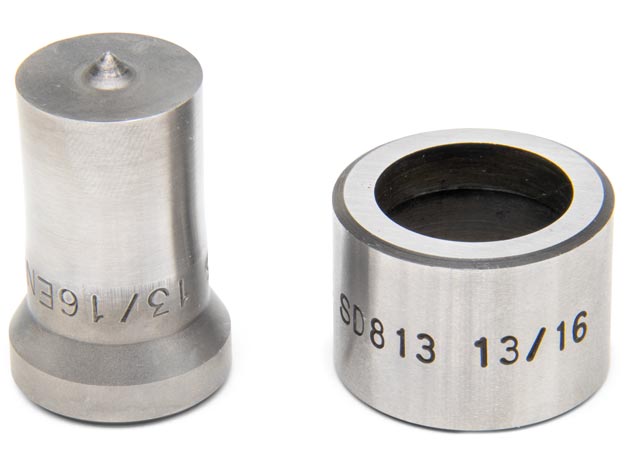 SPD813, Punch and Die Set, Circular Hole Shape