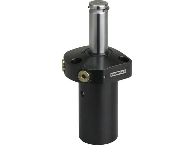 SUSS121, 10.7kN load, swing clamp, single-acting, straight plunger, upper flange