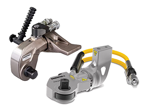 Square drive hydraulic torque wrench