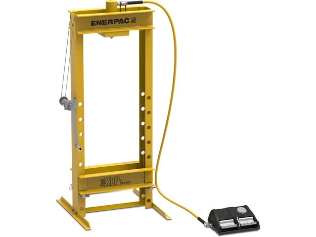 XLP256XA11G, 232 kN Workshop Press, RC256 Single-Acting Cylinder and XA11G Air Pump workshop